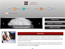 Tablet Screenshot of confya.com.mx